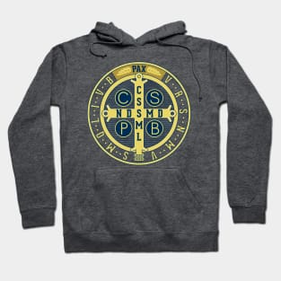 St. Benedict Medal, cutout version Hoodie